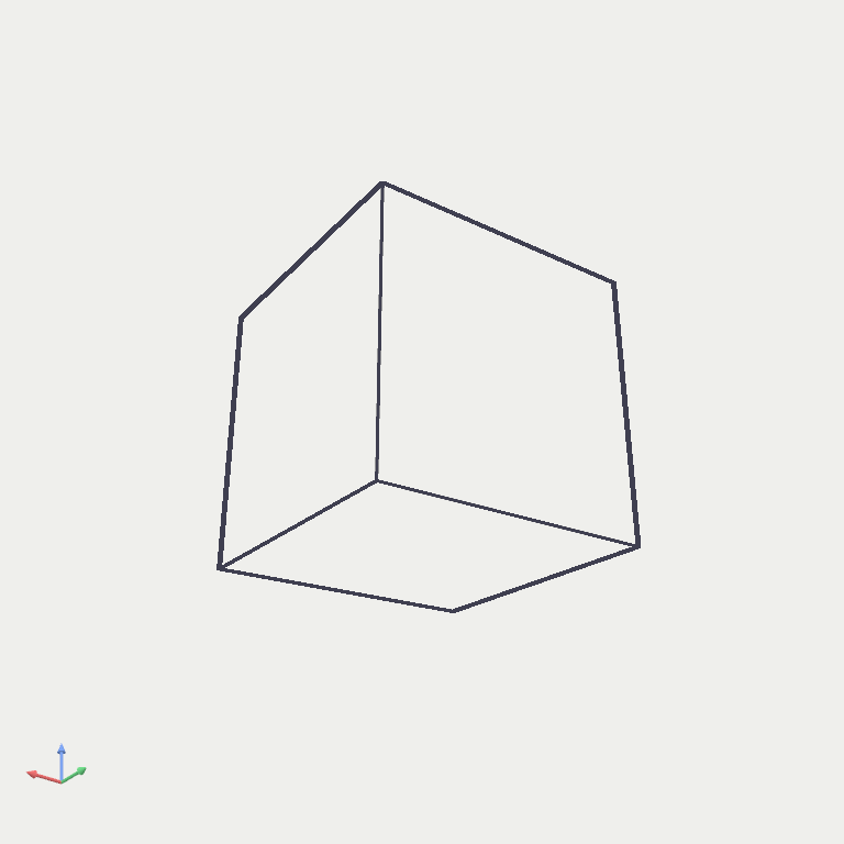 Clean engineering drawing.